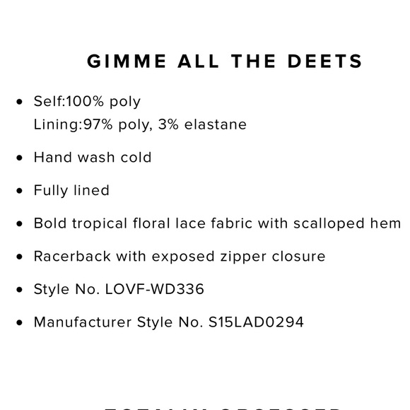 Lovers + Friends Red lace dress - Picture 5 of 11